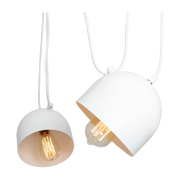 Suspension en acier blanc Popo 2 - Custom Form