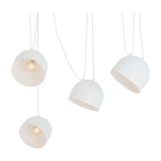 Popo 4L colgante de acero blanco - Custom Form