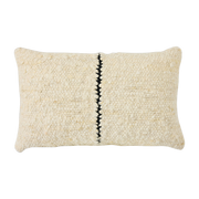 Natural Wool Striped Cushion (50X30Cm) - HKLIVING