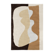 Tapis rectangulaire en laine ocre 200x290 cm Narcisse - Edito