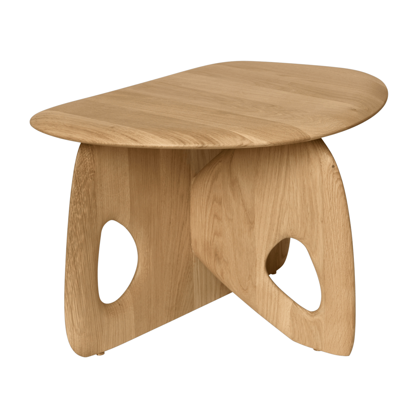 Oar natural oak side table 50cm - Ferm Living