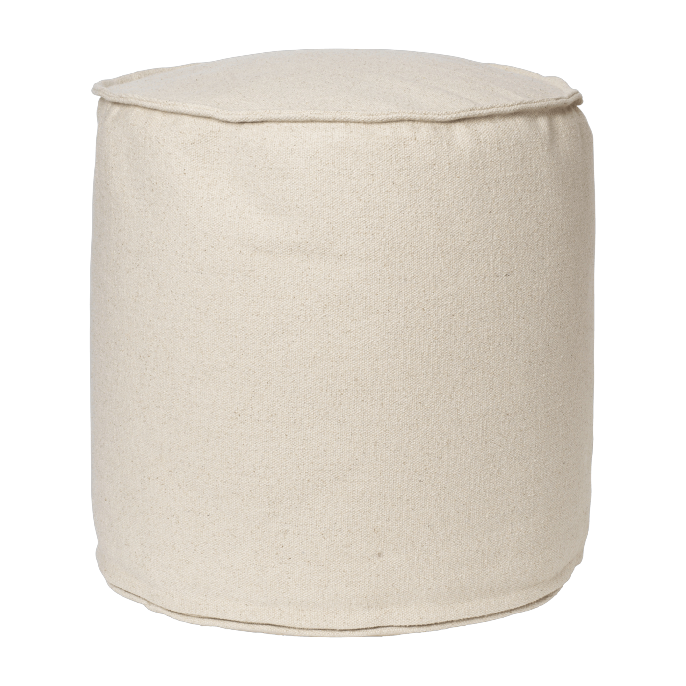 Pouf en coton beige 40cm Aun - Ferm living