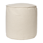 Pouf en coton beige 40cm Aun - Ferm living