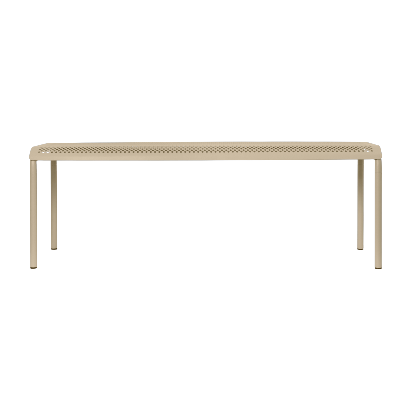 Banc en fer beige 130x39x45cm Dapple - Ferm living
