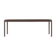 Banc en fer chocolat 130x39x45cm Dapple - Ferm living