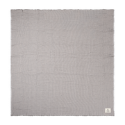 Colcha de algodón azul y blanca 250x240cm Fino - Ferm living