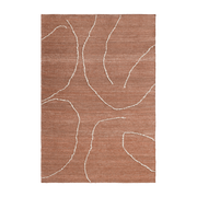 Juteteppich Terracotta 140x200cm Gesso -. Ferm living