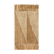 Alfombra de yute beige 80x50cm Studie - Ferm living