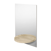 Espejo Symmetry con repisa de travertino 41x74x58cm - Ferm living