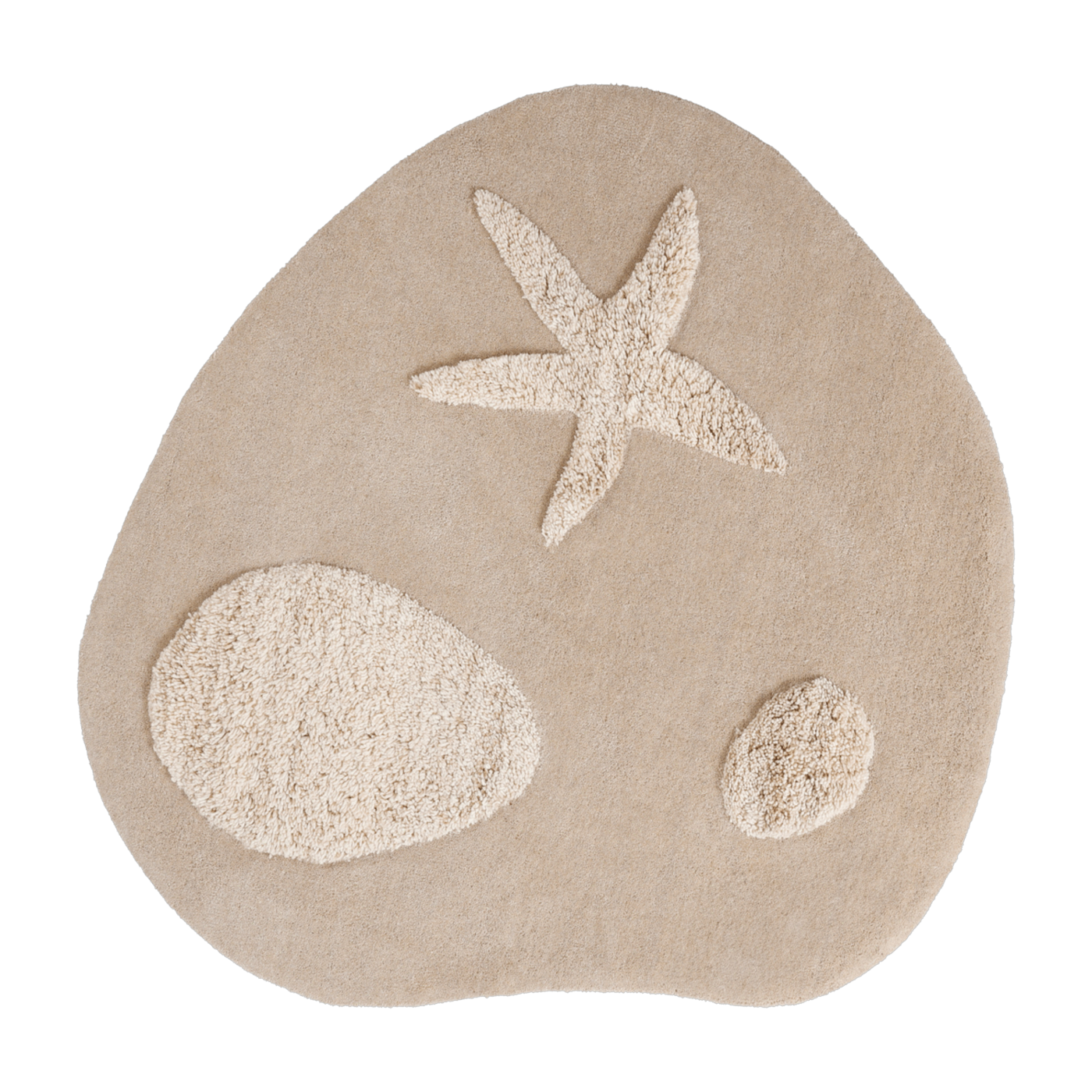 Tappeto per bambini in lana e cotone riciclato scuro 130 cm Kove - Ferm Living