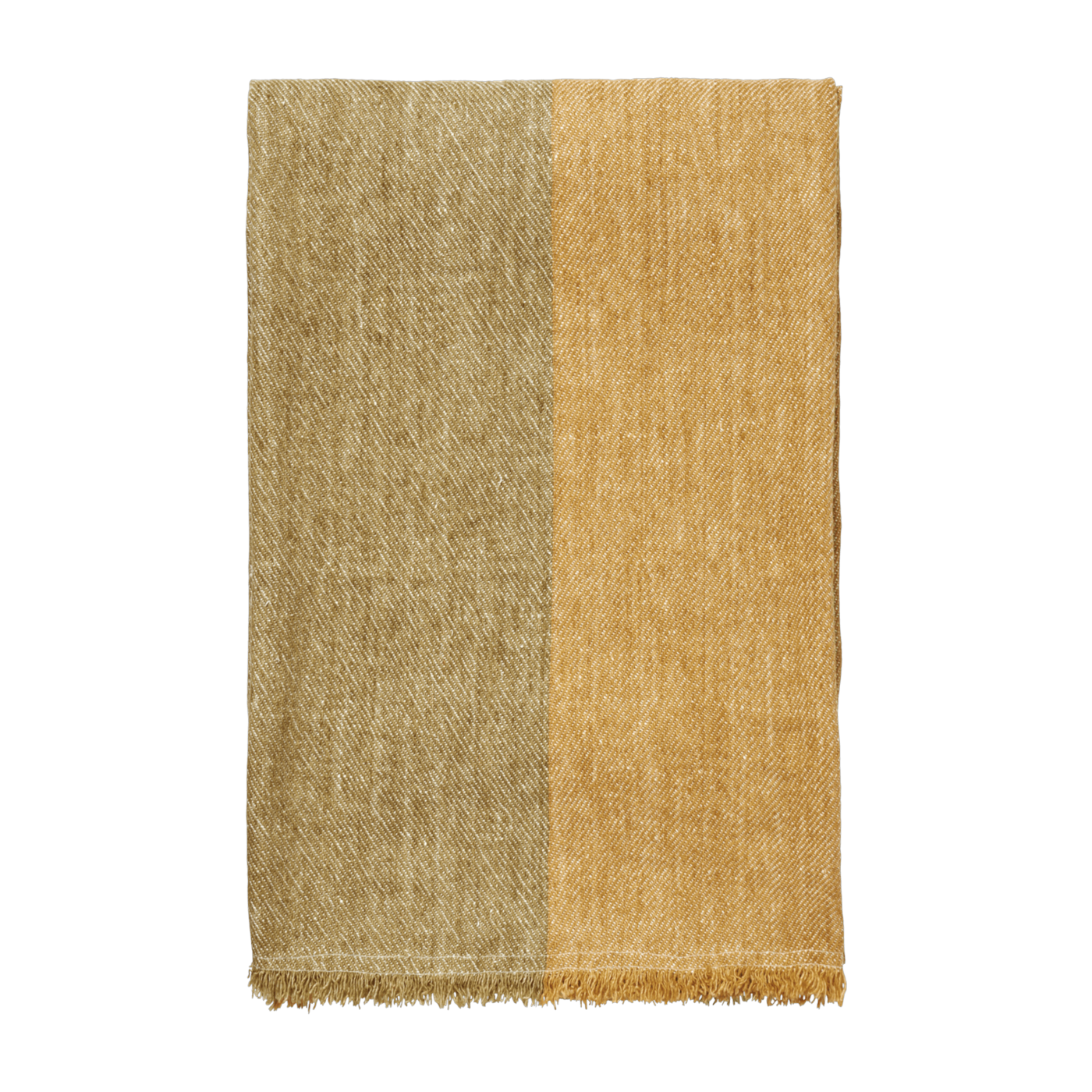 Lenzuolo di lino bi cachi e senape 170x120cm - Ferm living