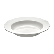 Assiette creuse à pâtes en porcelaine blanche 22cm Silhouette - Serax
