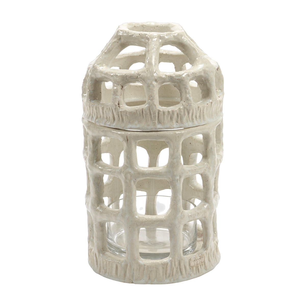 Vase Rosie pala flor de gres blanco - Serax