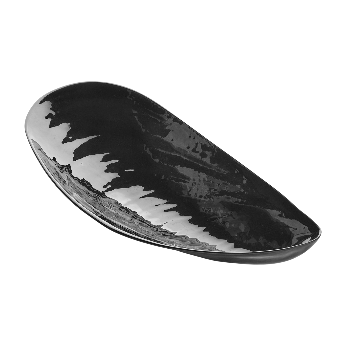 Plat en porcelaine noir 30,5x14x5,5cm Marcel - Serax