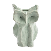 Vase Eule aus hellblauem Steingut 30cm After Midnight -. Serax
