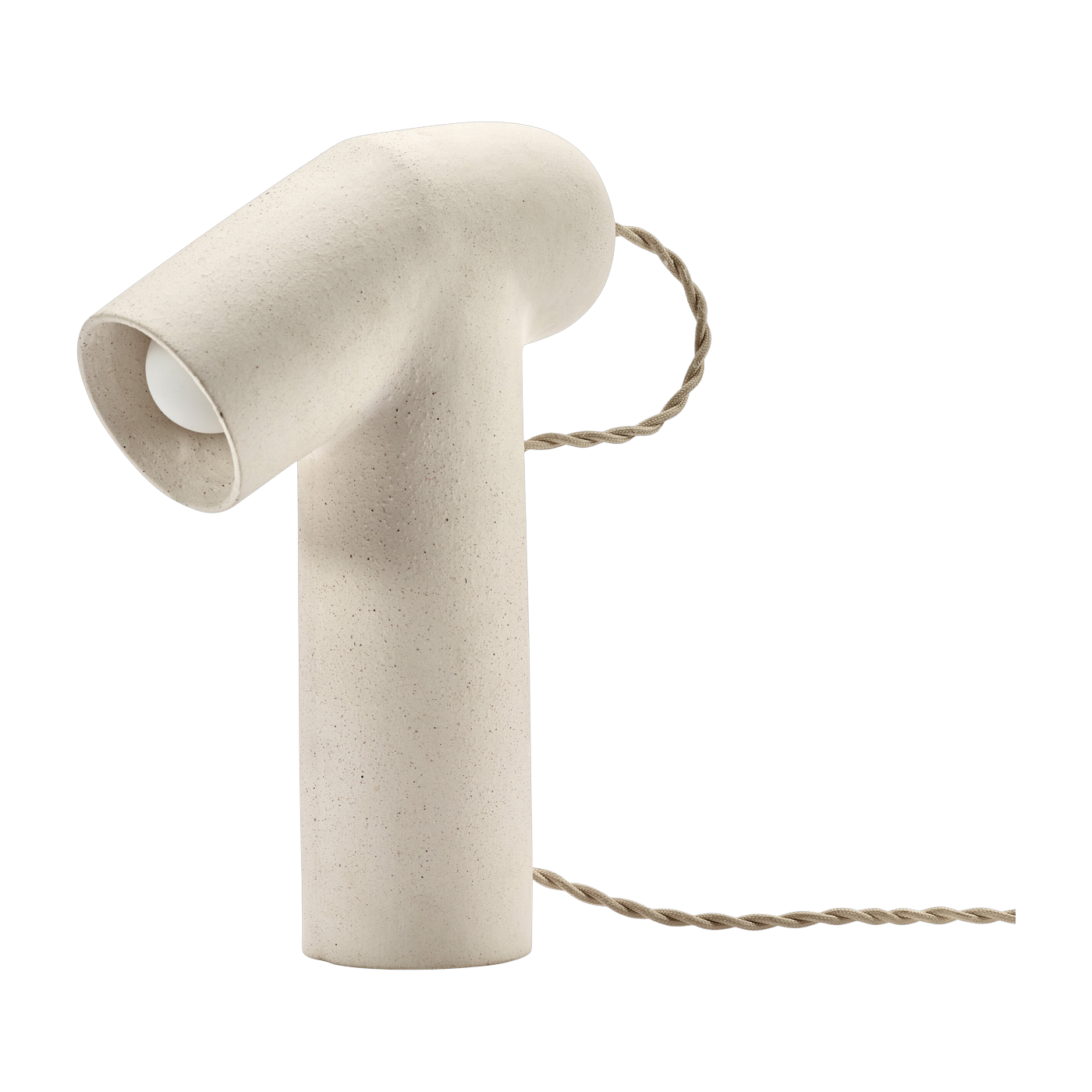 Lampe de table en grès beige 27cm Maia - Serax