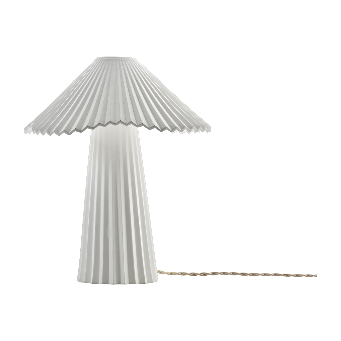 Lampe de table en porcelaine fine blanche 30,5cm Uala - Serax