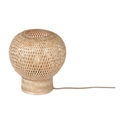 Lampada da tavolo in bambù naturale 25x27cm Barbados - Good & Mojo