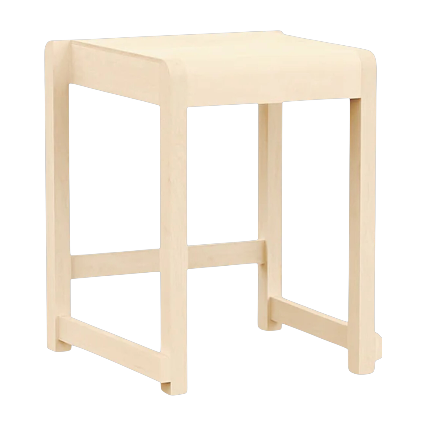 Hocker aus Birke 46cm Stool 01 - -. FRAMA