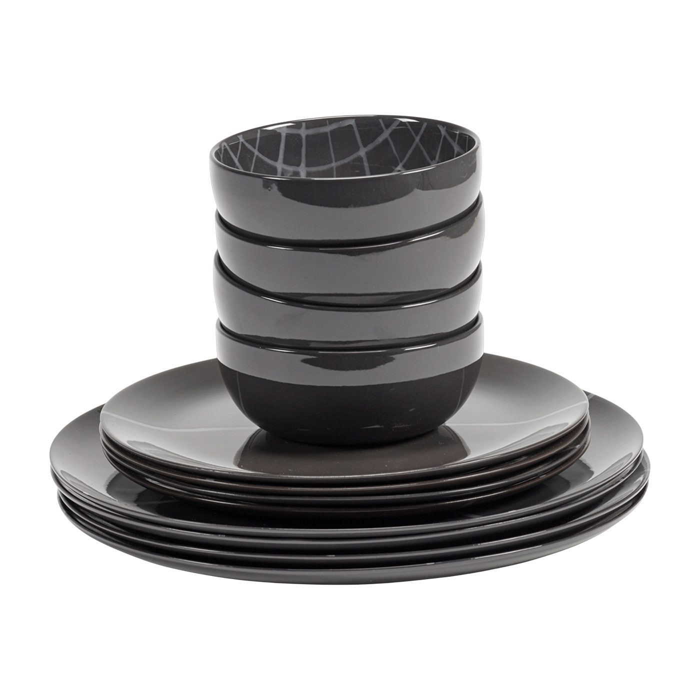 Set de vaisselle de 12 pièces en porcelaine pacific Zuma - Serax