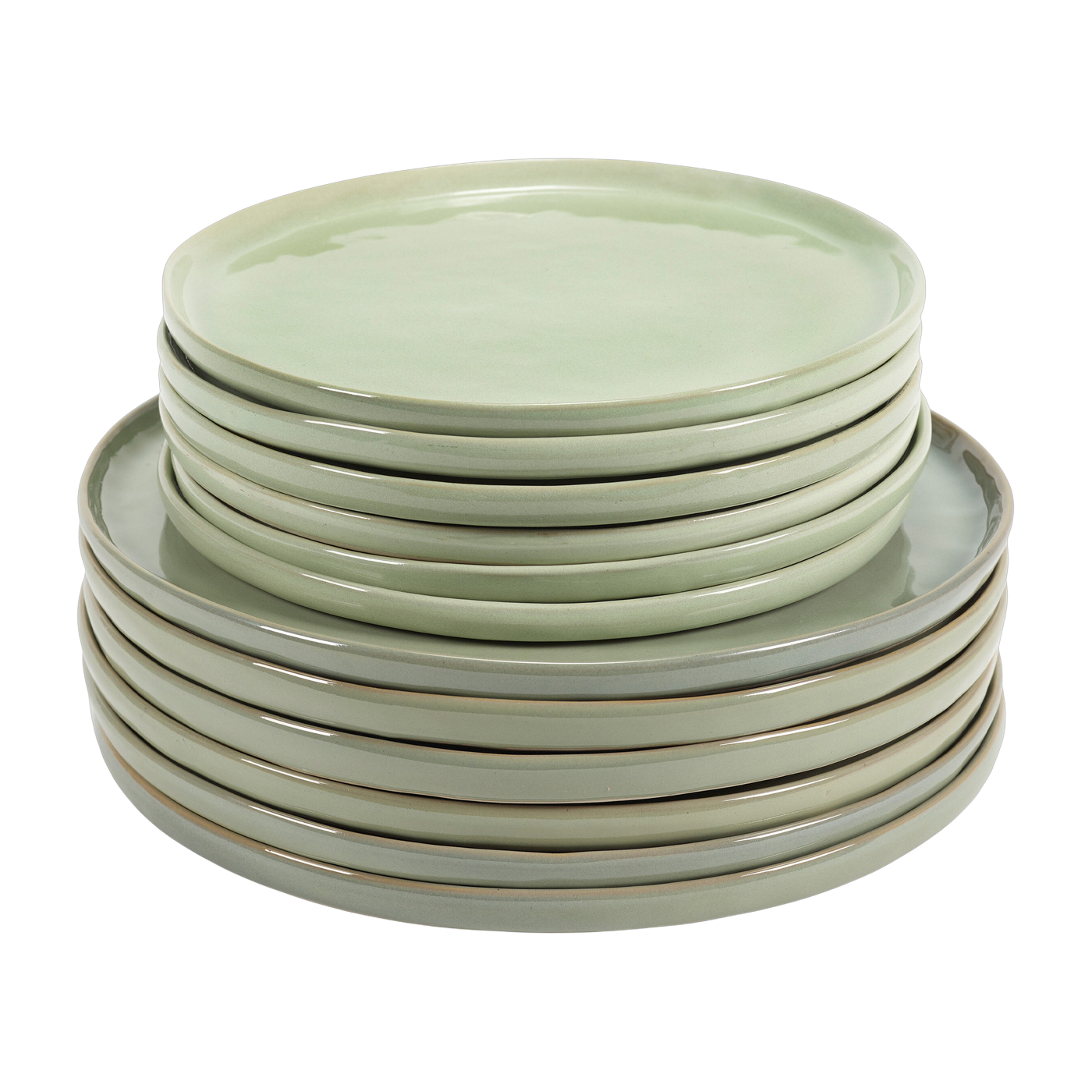 Set de vaisselle 12 pièces en grès aquagreen Pure - Serax