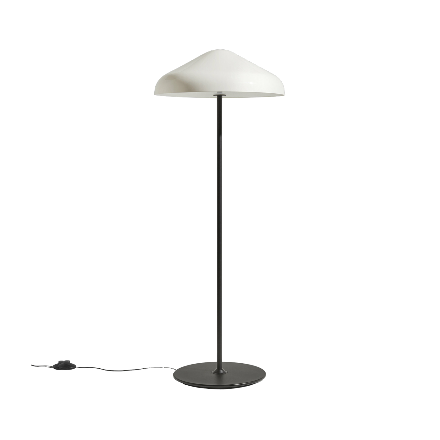 Stehleuchte aus weißem Stahl 120 cm Pao -. Hay