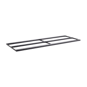 Black powder-coated steel support bar for table 250 Loop Stand - HAY