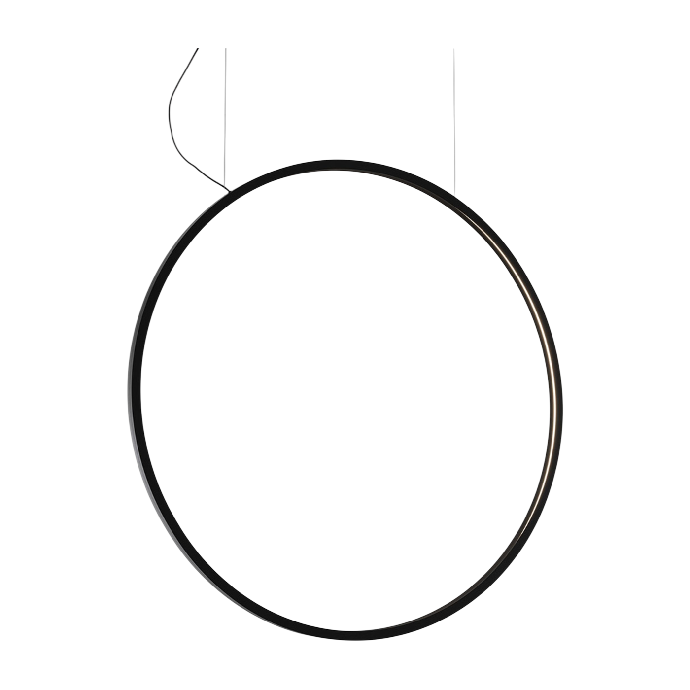 معلق خارجي من الألومنيوم أسود 15cm O - Artemide