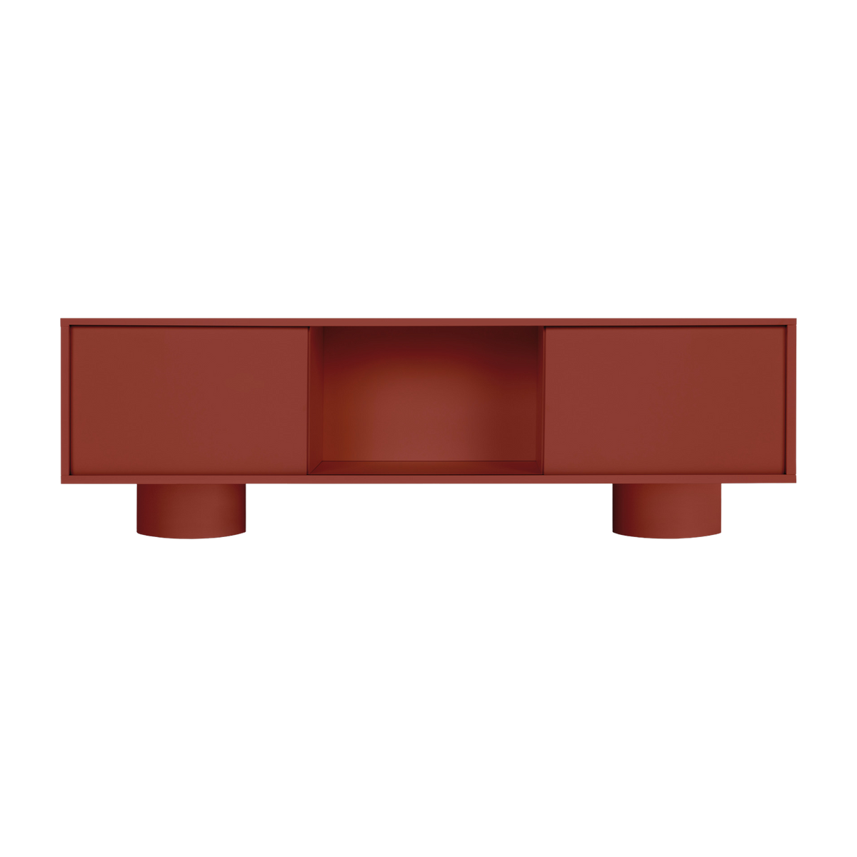 Porta tv Taro 160cm in acciaio rosa terracotta - noo. ma