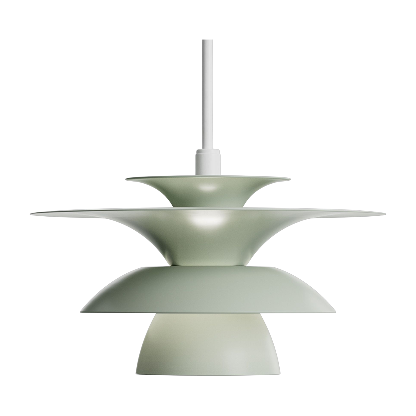 Lampada a sospensione in metallo soft sage 18cm Picasso - Belid