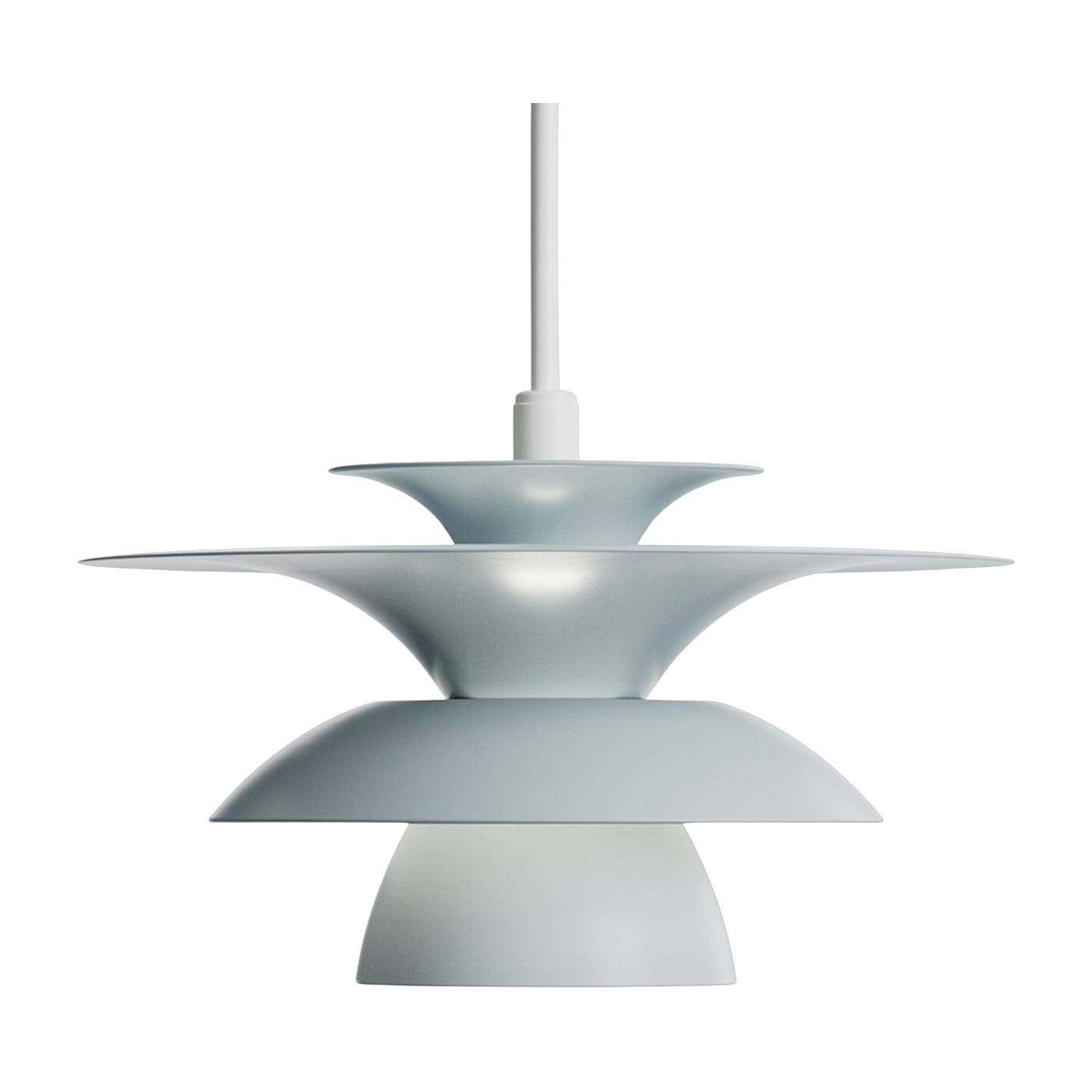 Picasso 18cm pendente in metallo blu ghiaccio - Belid