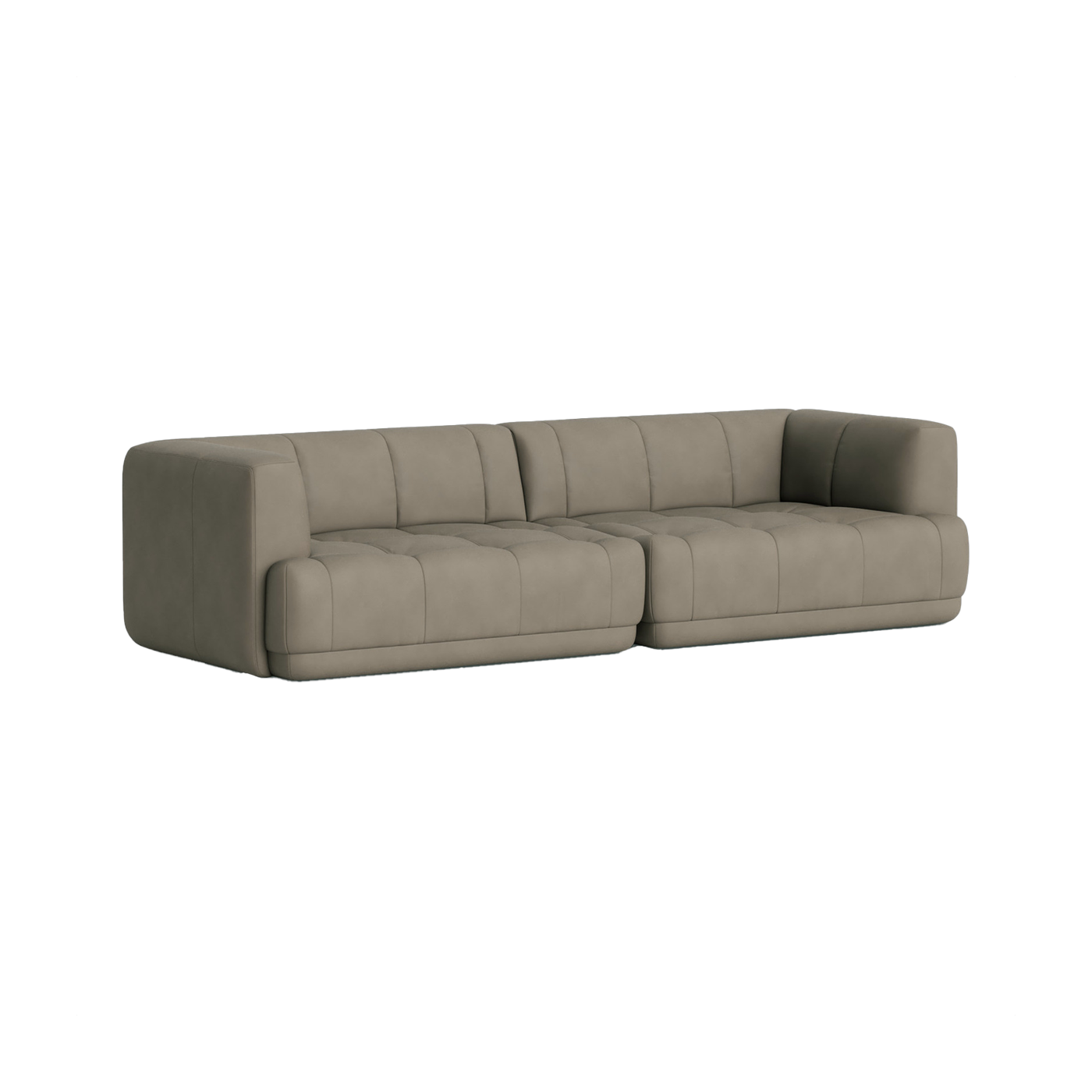 Sofa aus beigem Hallingdal-Stoff 200 287cm Quilton - -. Hay