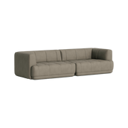 Sofa aus beigem Hallingdal-Stoff 200 287cm Quilton - -. Hay