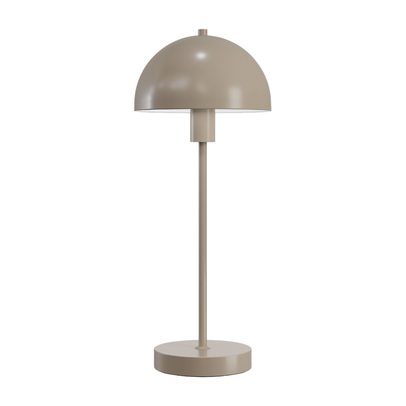 Lámpara de mesa de metal gris masilla 50cm Vienda - Herstal