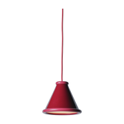 Suspension en métal vin rouge et rouge violet 15cm Belle - Herstal