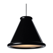 Hängeleuchte aus Metall brillant schwarz 36cm Belle -. Herstal
