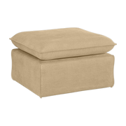 Hocker Royal Velvet Cream - HKLIVING