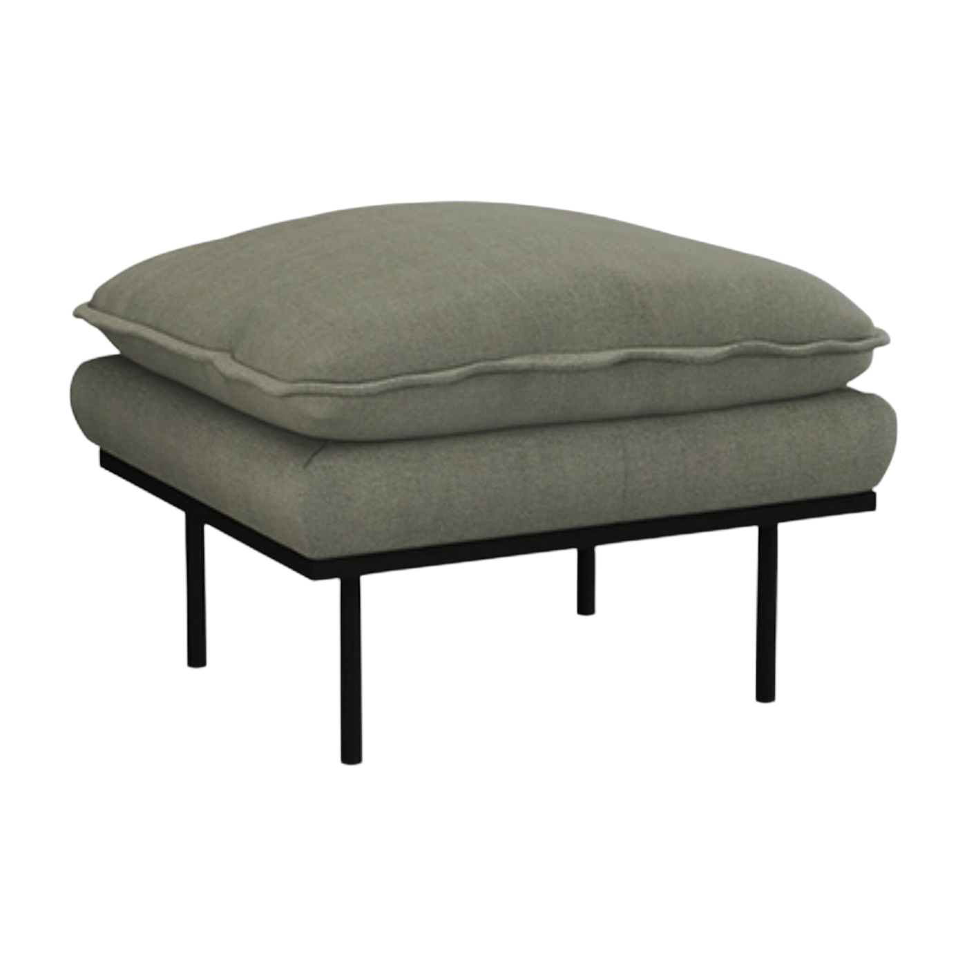 Hocker Linen Army Green - HKLIVING