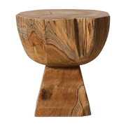 Tabouret en bois arqué - HKLIVING