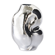 Kleiner vase aus Glas Gleam Chrome -. HKLIVING