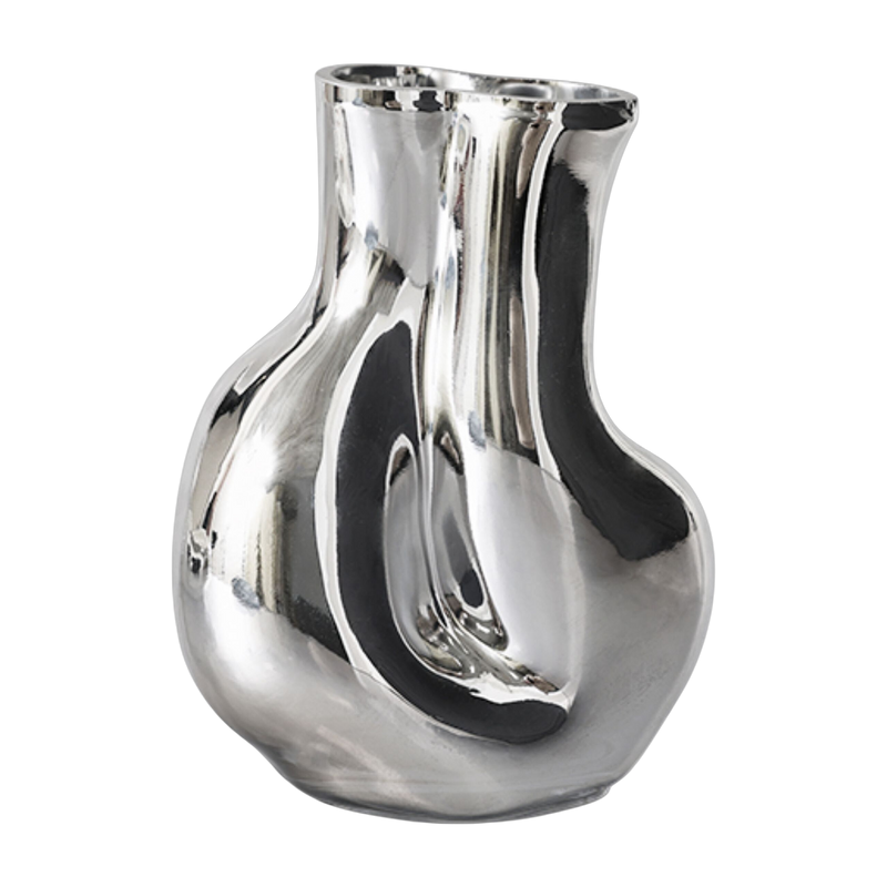 Gleam Chrome glass vase - HKLIVING