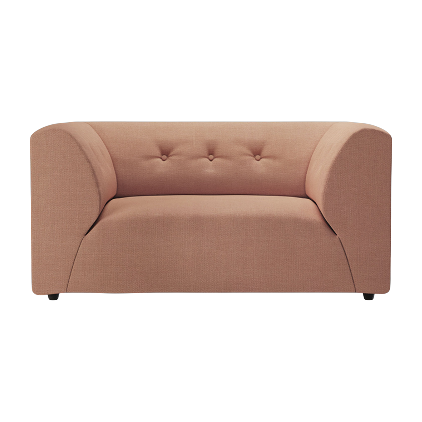 Element Loveseat Linen Dusty Rose - HKLIVING