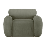 Arc Poltrona Lounge Frame Sand Lino Verde Esercito - HKLIVING