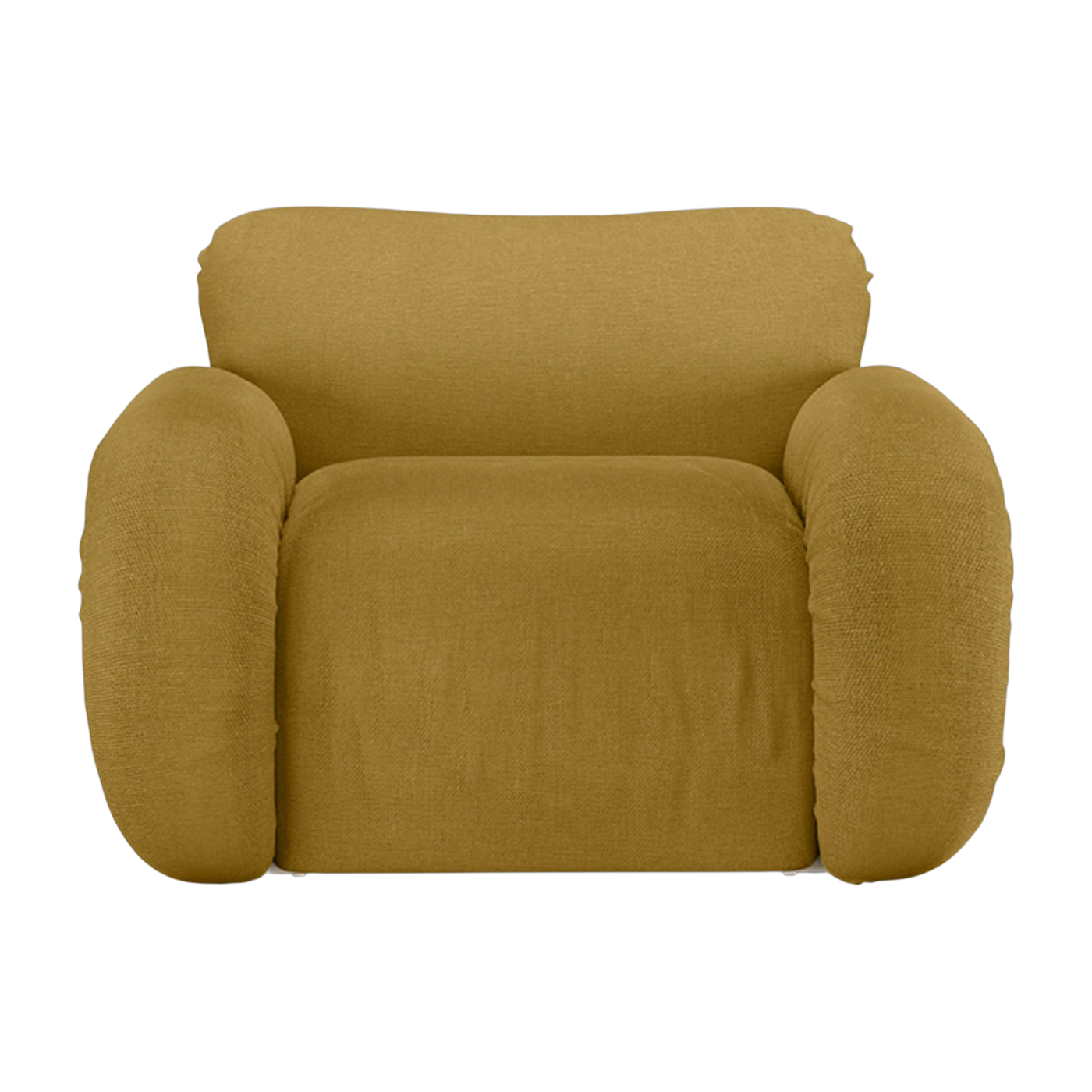 Arc Lounge Fauteuil Frame Sand Linen Burnt Ochre - HKLIVING