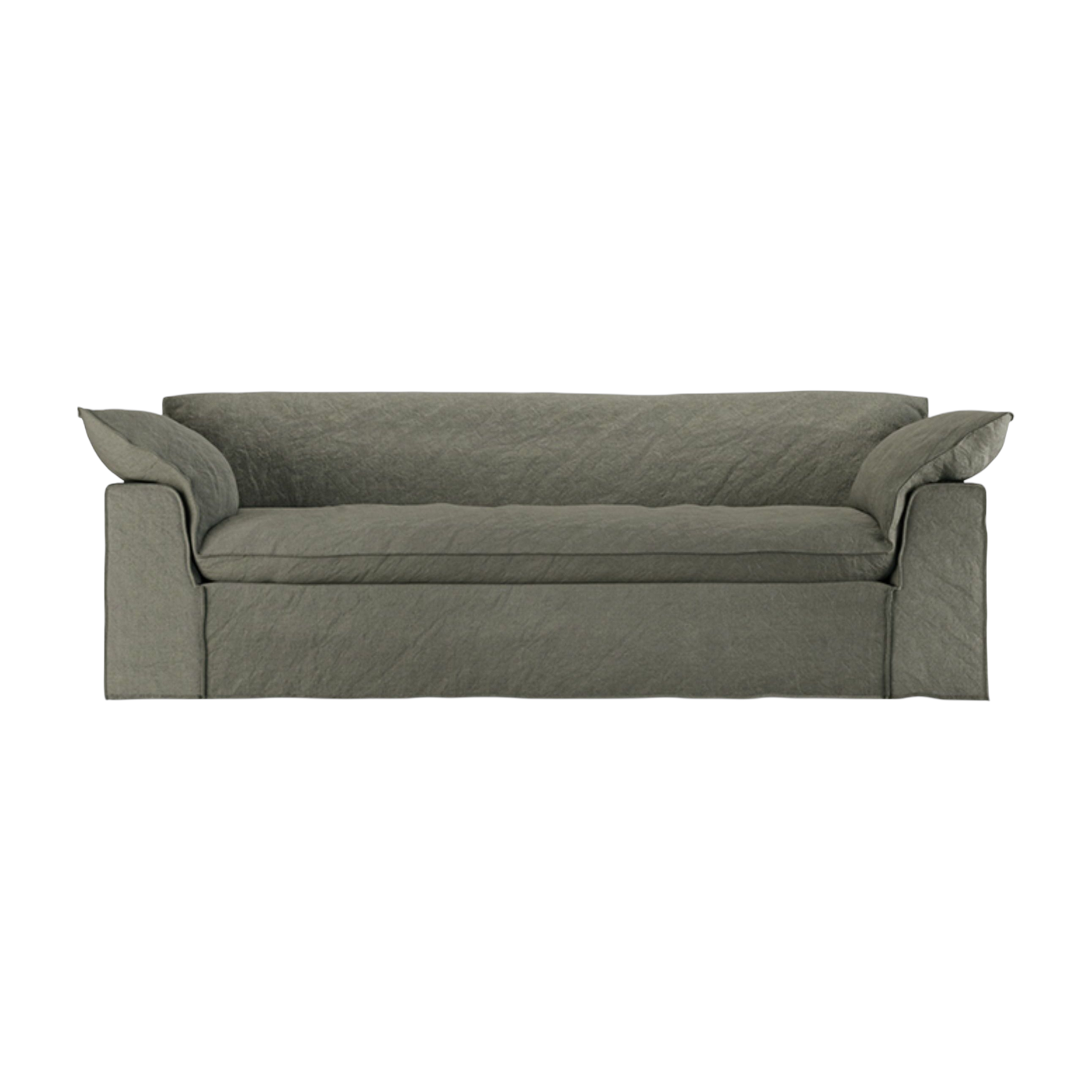 244Cm Linen Army Green - HKLIVING