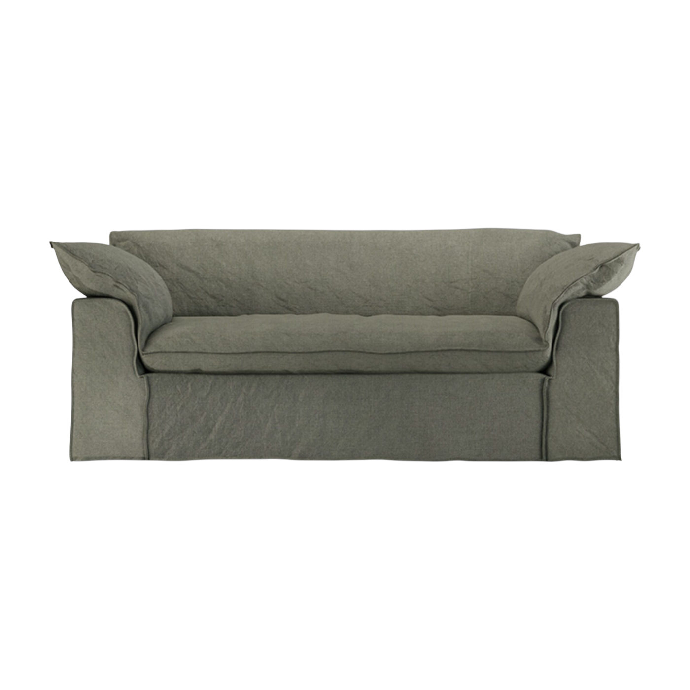 204Cm Linen Army Green - HKLIVING