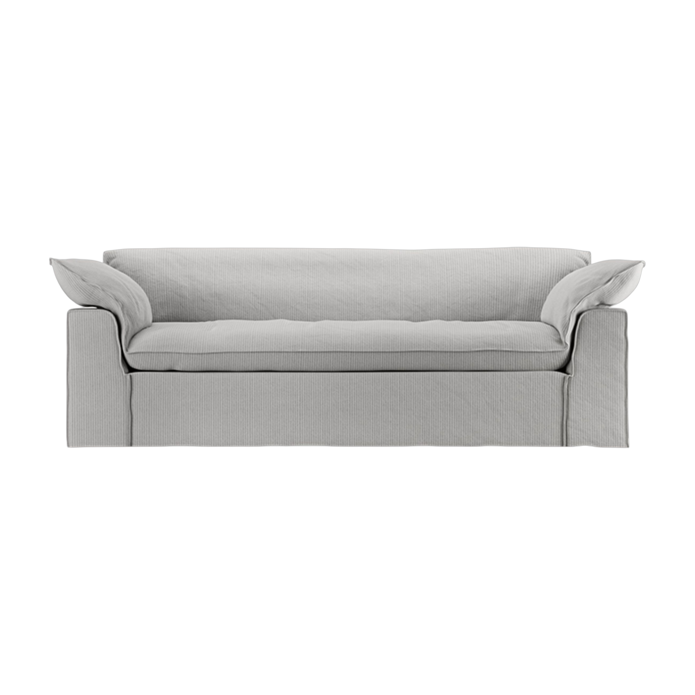 Sofa 244cm Cord cremefarben Nomade -. HKLIVING