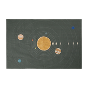 Wanddeko Sonnensystem aus Baumwolle 150x100cm I want to be an astronaut - -. Lorena Canals