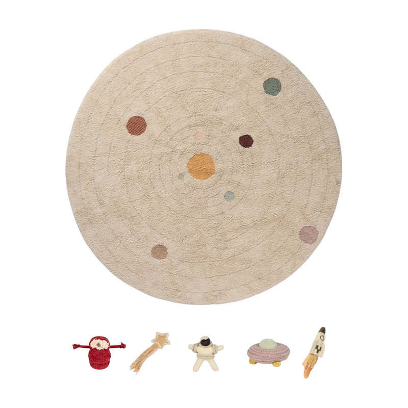 Spielteppich aus Baumwolle 150cm I want to be an astronaut - Lorena Canals