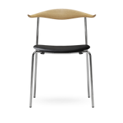Silla de roble aceitado y acero con asiento remix 301 76, 5cm CH88P - Carl Hansen & Søn